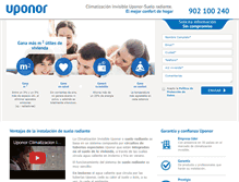 Tablet Screenshot of climatizacioninvisible.com